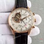 Swiss Replica Zenith El Primero SS Diamond Markers Watch 42mm